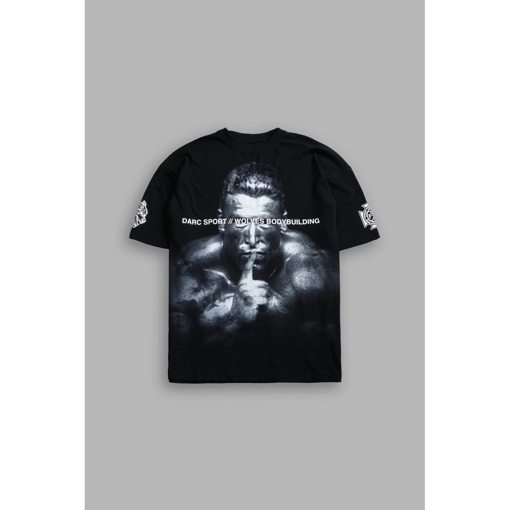 Darc Sport Yates Forever Premium Oversized Graphic Tee Black Short Sleeve L